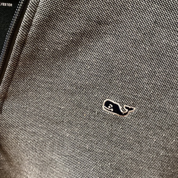 Vineyard Vines Grey Medium Quarterzip - Picture 1 of 6